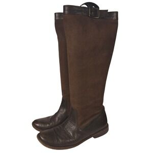 Frye Campus Riding Boots 7B Brown Leather Tall Knee High Equestrian USA